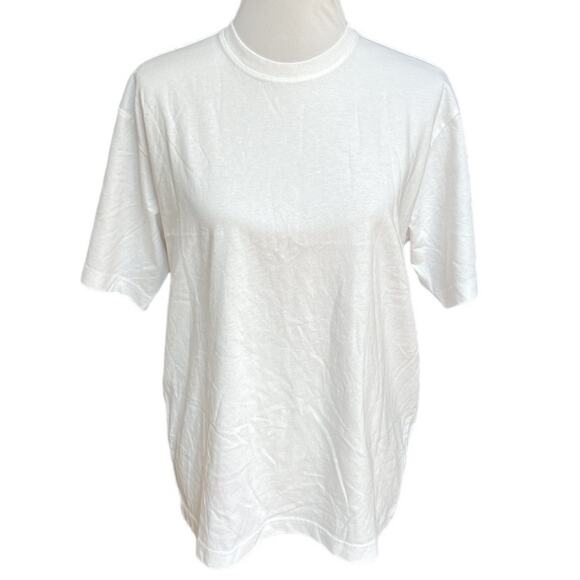 Everlane The Premium-Weight Relaxed Crew Tee Shirt White Sizes Medium - Picture 9 of 9